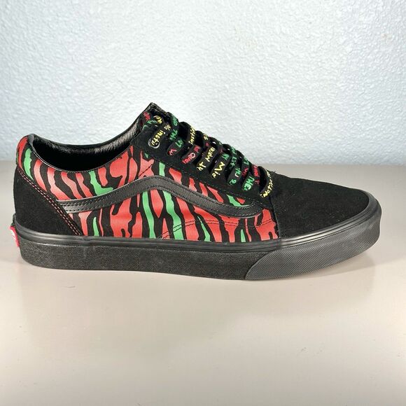 Vans A Tribe Called Quest Low End Theory Black Men’s Size 11 ATCQ Old Skool - Picture 8 of 14
